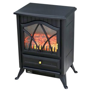 Oypla Log Burner Flame Effect Electric Fireplace Stove Heater