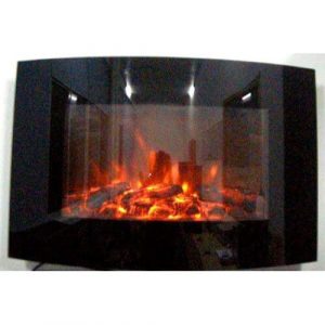 TruFlame Wall Mounted Arched Glass Electric Fire