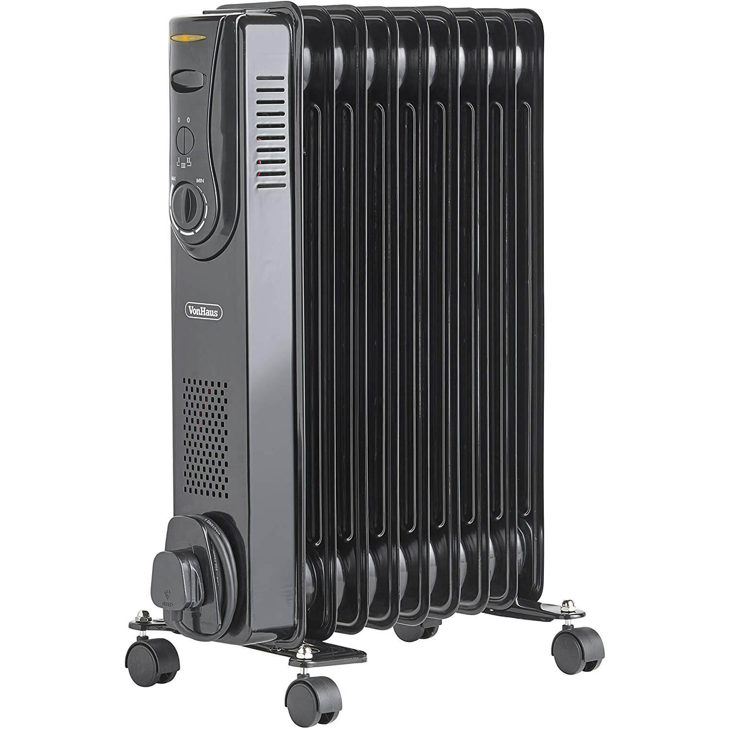 Oypla Electrical 2000W 9 Fin Portable Oil Filled Radiator Electric Heater 