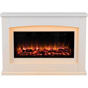Danby Electric Fireplace Suite Glass Fronted Electric Fire