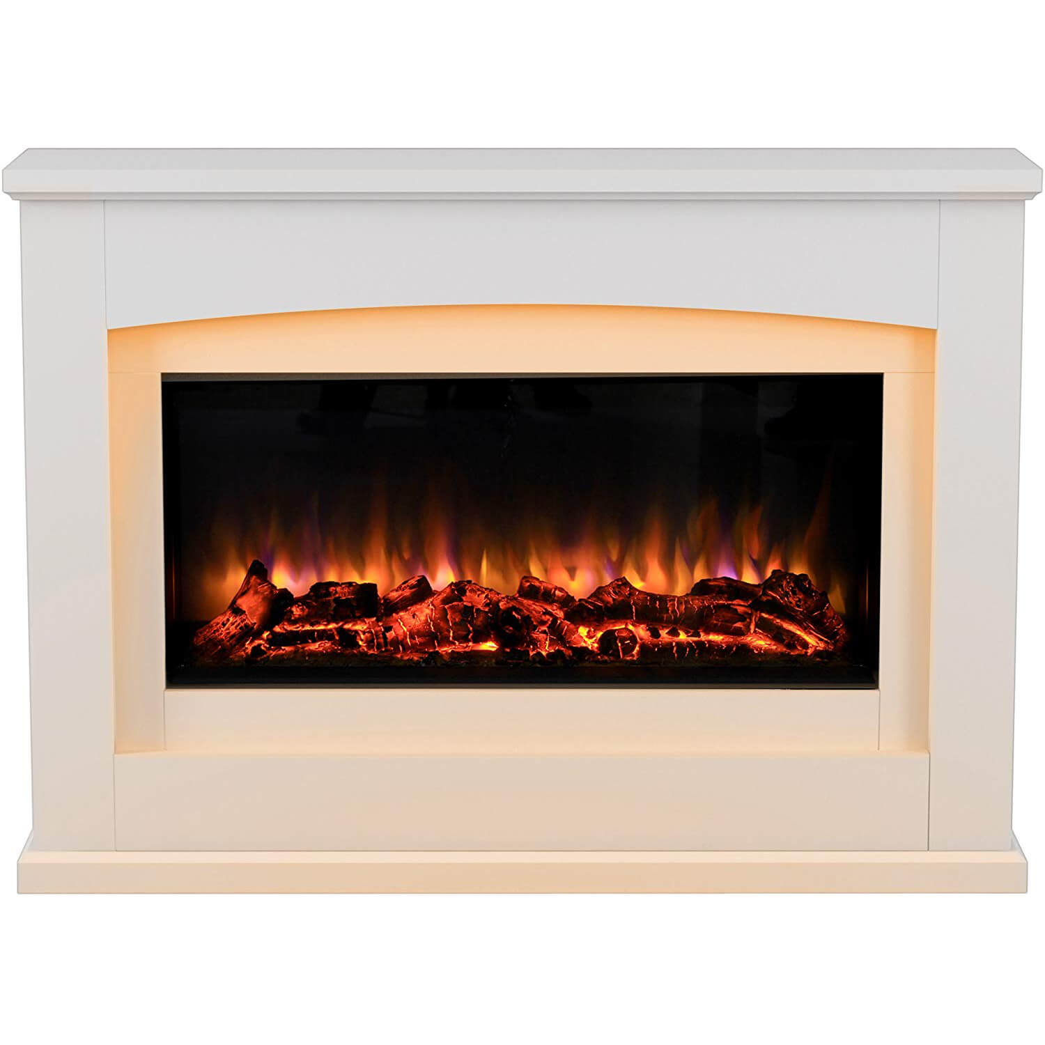 Danby Electric Fireplace Suite Glass Fronted Electric Fire