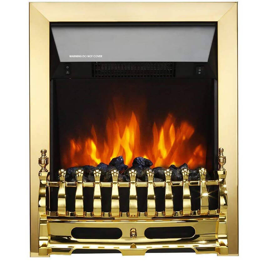 Finether 2000W Freestanding Fireplace Electric Fire