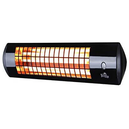 Firefly 1.8kW Wall Mounted Quartz Outdoor Indoor Patio Heater