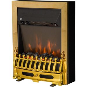 HOMCOM Electric Fireplace LED Light Complete Fire Place