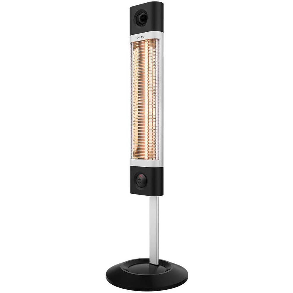 Firefly 1.8kW Wall Mounted Electric Outdoor Patio Heater Winter Warmth Garden