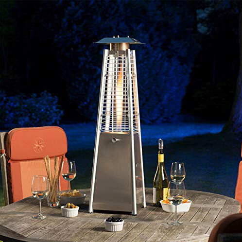 Garden Mile® 2000W Stainless Steel Table Top Gas Heater