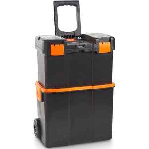 VonHaus Roller Tool Box with Stackable Boxes