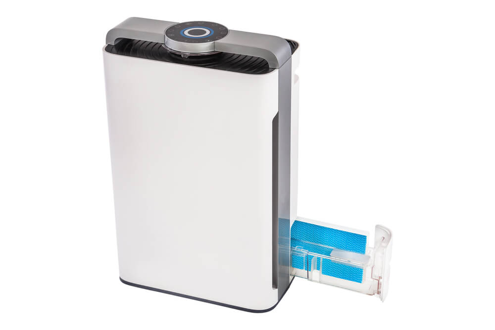 Air purifier used as part of an indoor allergen reduction plan