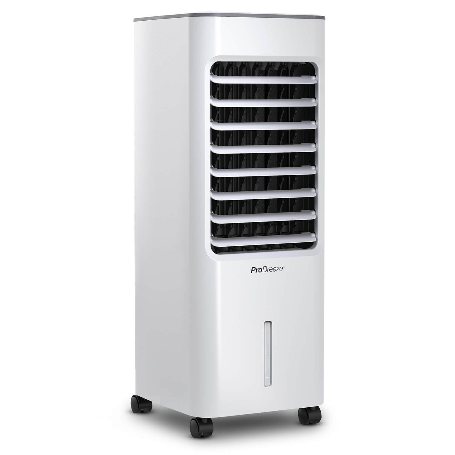 YOURLITE Evaporative Air Cooler Humidifier Speeds Water Tank Office Home Modern White