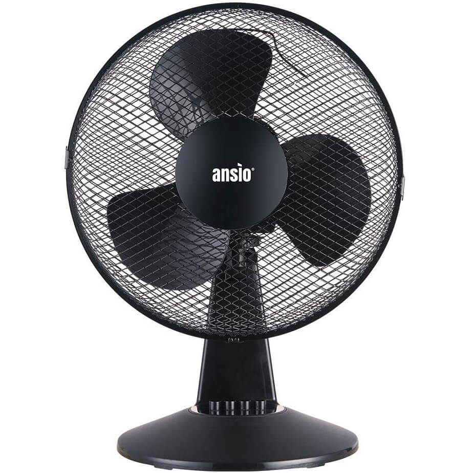 ANSIO Desk Fan Portable 12 inch Oscillating Fan