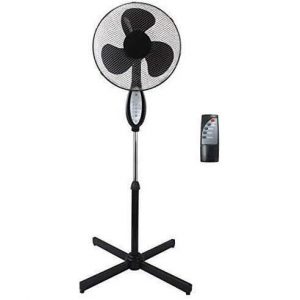 Sohler Black Electric Remote Controlled Pedestal Fan