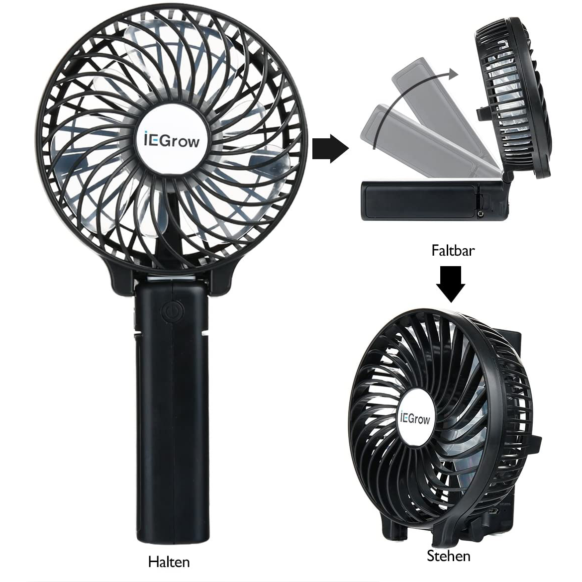 iEGrow Handheld Fan