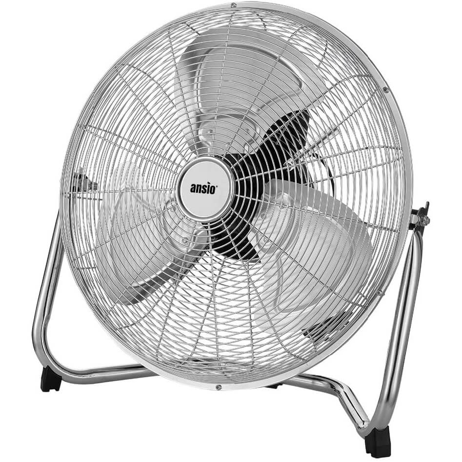 ANSIO 20″ Chrome Gym Floor Standing Fan