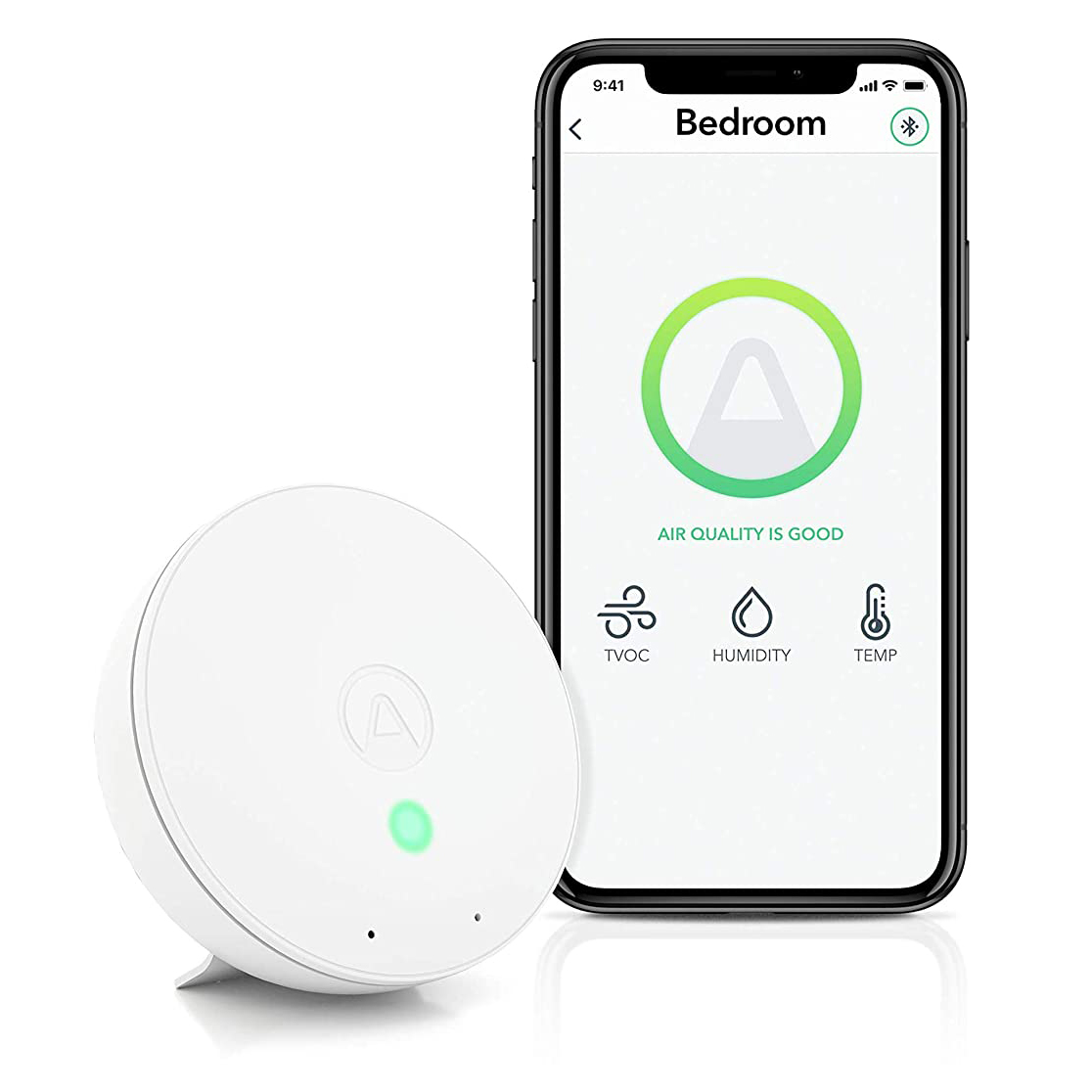 Airthings 292 Wave Mini Indoor Air Quality Monitor
