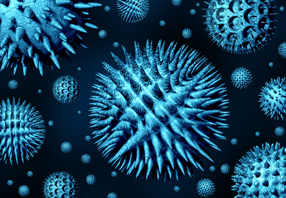 Pollen and airborne particles that air filters can help reduce