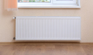 Radiator under window