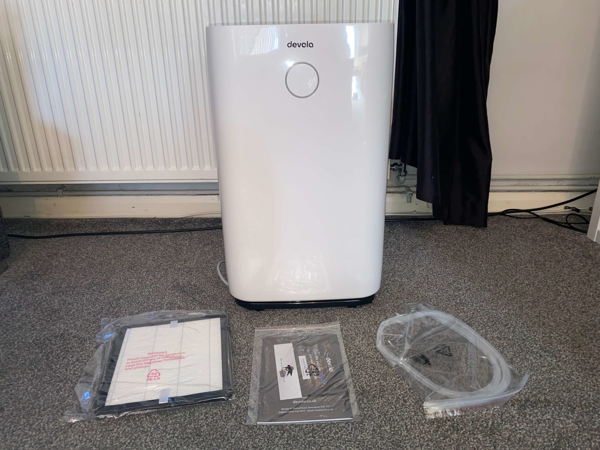 Devola 20L Compressor Dehumidifier Review Heat Pump Source
