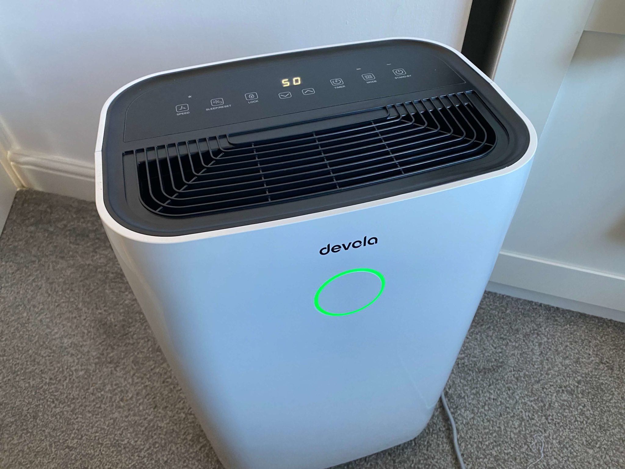 Devola 20L Compressor Dehumidifier Review Heat Pump Source