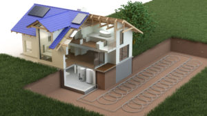 Ground Source Heat Pump Illustration