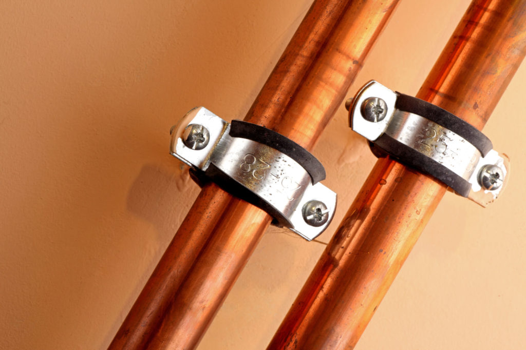 Central heating pipework where recurring airlocks need diagnosis