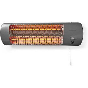 Nedis Bathroom Heater 600/1200W Radiant Wall Heater