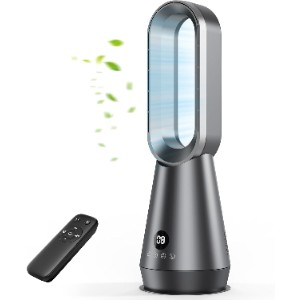 Quiet Bladeless Tower Fan (8-Speed)