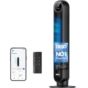 DREO 20dB Smart Silent Tower Fan