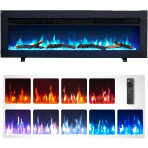 FlameKo Dilton 40 Inch Electric Fireplace Suite