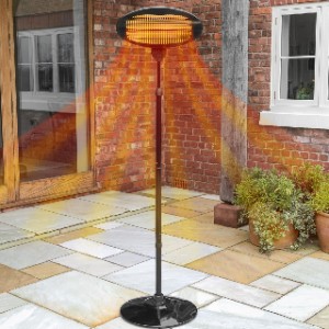 HARRIER 2000W Rounded Standing Outdoor Patio Heater