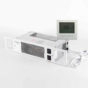 Diamond 1.9kW Plinth Heater with Timer and Thermostat — White Grille