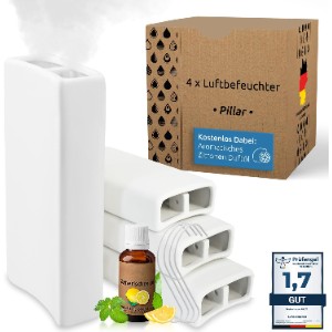 BonAura ceramic humidifier set of 4 with fragrance oil for radiators