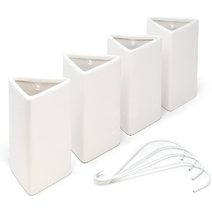joeji's Kitchen set of 4 white ceramic radiator humidifiers