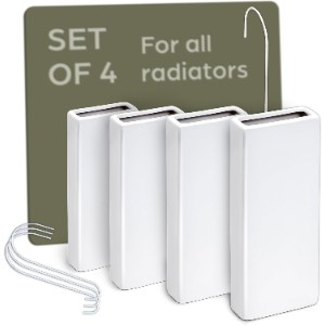 Praknu ceramic radiator humidifier set of 4 with flexible hooks