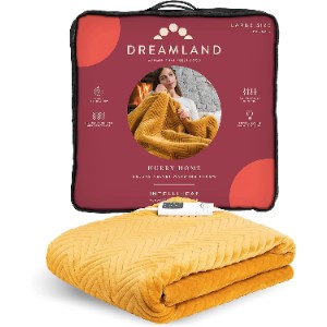 Dreamland Hurry Home Heated Throw