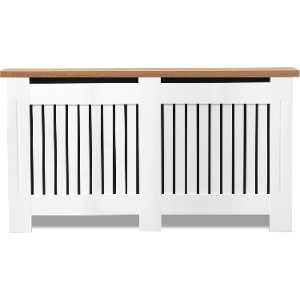 Modern Vertical Slatted Radiator Cover