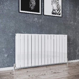 ELEGANT Double Flat Panel Radiator 1216mm White