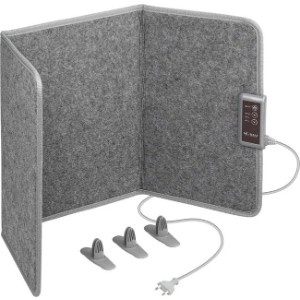 Infrared desk heater panel 165W foldable for office use