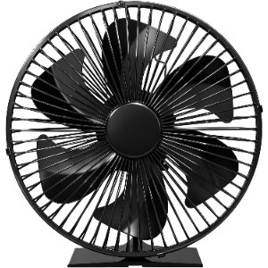 Perfirefan 6-Blade Ultra Quiet Heat Powered Stove Fan with safety guard
