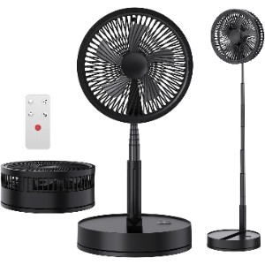 Portable Oscillating Pedestal Fan with Remote