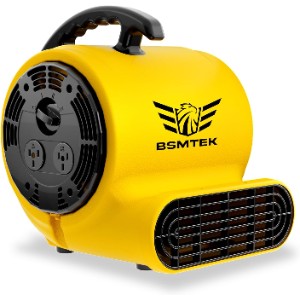 BSMTEK Air Mover 1200CFM Industrial Floor Blower Fan