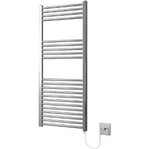 Manissa Firenze Straight Electric Heated Towel Rail H1200mm W400mm