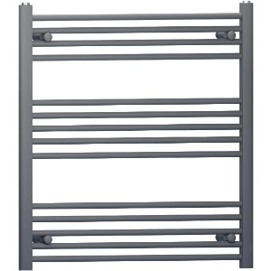 Myhomeware Anthracite Grey Heated Bathroom Towel Rail Radiator (700 x 800mm)
