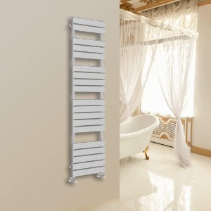 NRG 1800 x 450mm Chrome Designer Flat Panel Heated Towel Rail