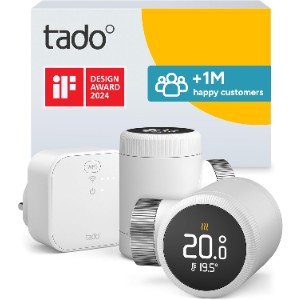tado Smart Radiator Thermostat X Starter Kit with Bridge X